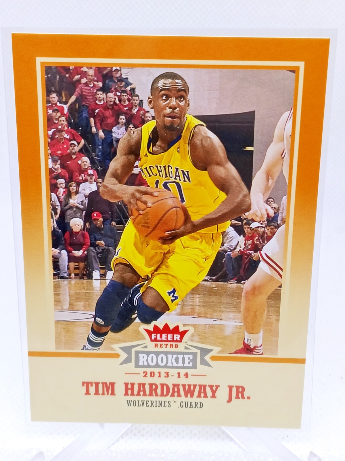 2013-14 Fleer Retro #46 Tim Hardaway Jr. Michigan Wolverines RC Rookie