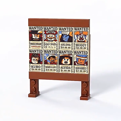 LEGO One Piece Wanted Posters 8 - In hand Your Choice Luffy Roger