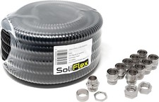 Outdoor Flexible Metal Cable Trunking | Galvanised PVC Coated Conduit Contractor