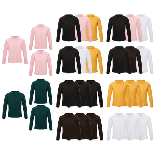 Kids Mock Neck Long Sleeve Shirt