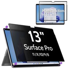 Privacy Screen for 13 Inch Surface Pro 11/10/9/8/X, MagicSuction  Removable A...