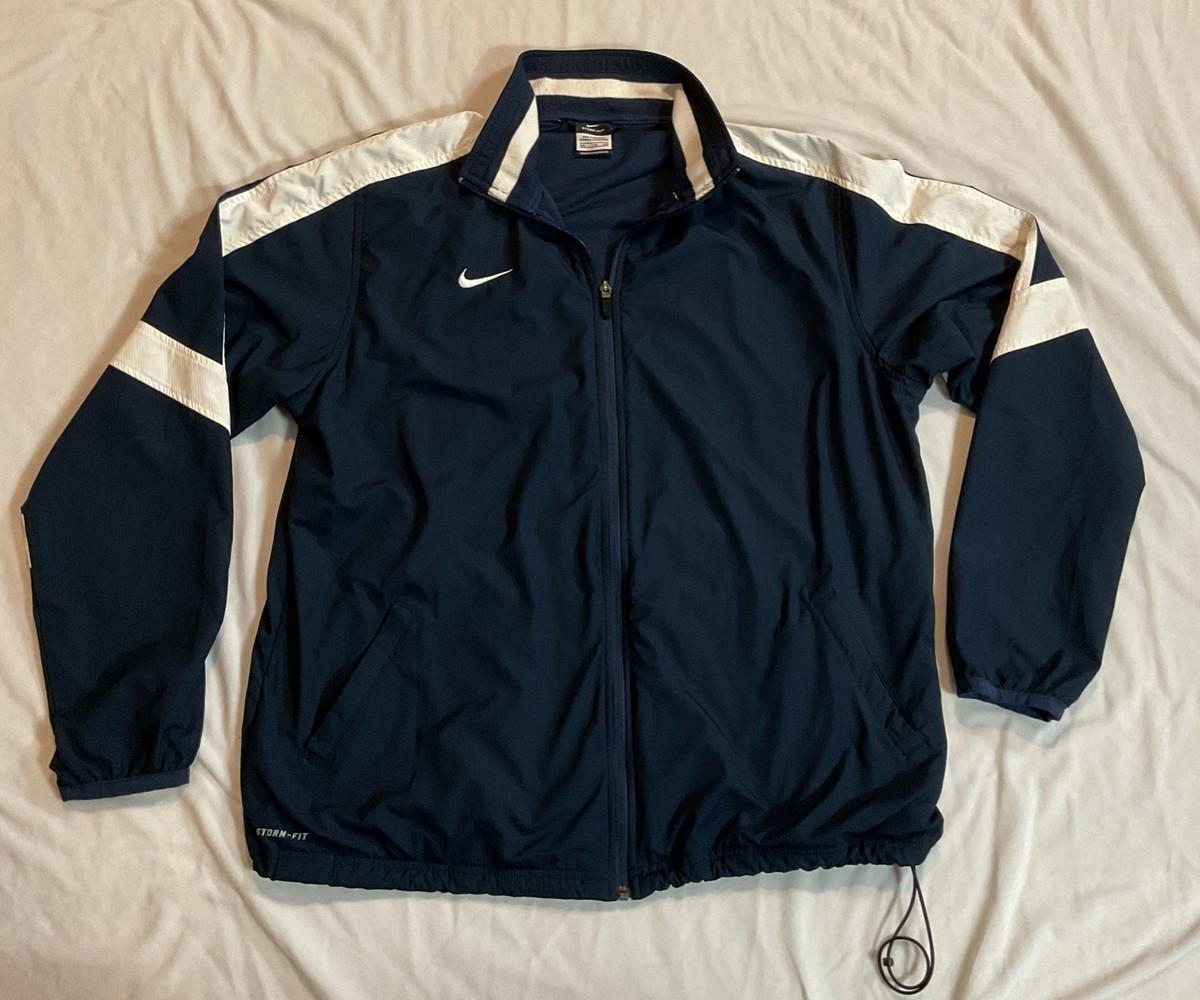 Nike Storm Fit Jacket Women's Lightweight Navy Blue Size 2XL XXL