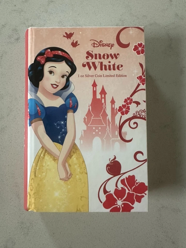 2015 Niue Disney Princesa Branca de Neve 2$ 1 oz Moeda de Prata Prova Limitada Nova com Caixa - Imagem 2 de 4