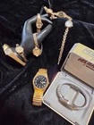 Lot of (9) Vtg Watches HELBROS~LORUS~TIMEX~DUFONTE~ORVIN~HAMILTON~HELBROS