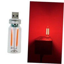 Dimmable Red USB Touch Control Led Lights for Car, Cute Red Interior Truck red