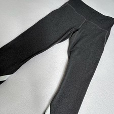 Tory Burch Sport Women's Size S Compression Legging Gray Striped