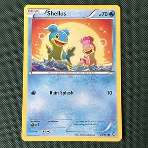 Shellos (28/114) (Reverse Holo) Steam Siege - Pokemon TCG [Lightly Played]