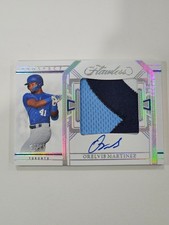 2024 Panini Flawless - Prospect Patch Autographs Orelvis Martinez #PPA-OM /25...