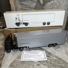 UPS United Parcel Service Camión Alimentador de 40' con bastidor retumbante Hermann Marketing MIB 1/42