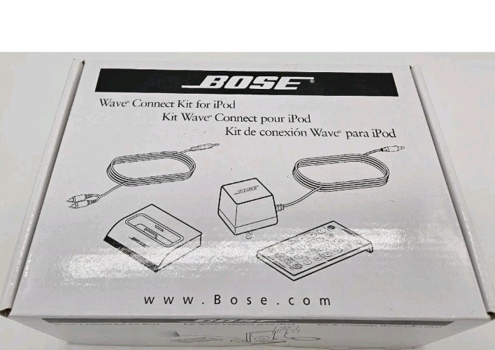 NEW Bose Wave Connect Kit For IPod 315527-0040 W/Remote For Bose
