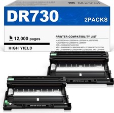 DR730 Drum Unit Fits for Brother MFC-L2730DW MFC-L2710DN MFC-L2713DW MFC-L2715DW