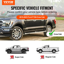 6" Running Boards for 2015-2023 Ford F150 2017-23 F250 F350 Crew Cab