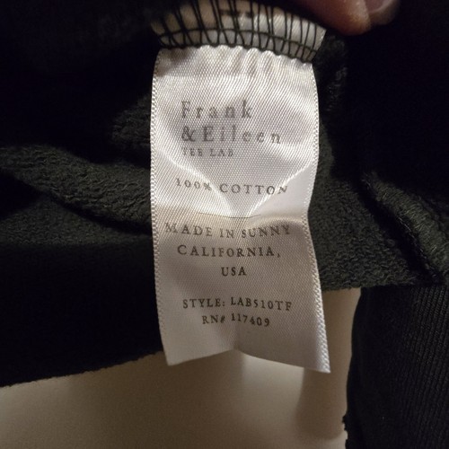 Frank Eileen Patrick Triple Fleece Sweatshirt Womens MED Evergreen Luxury Comfy - Picture 6 of 10