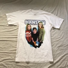 Vintage Hanson Band White T-Shirt Unisex Tee For Men Women S-234XL T431