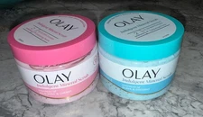 2 Pack- OLAY Indulgent Mineral Scrub, Essences Of Guava&Coconut, WildRose&Cherry