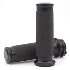 A Pair 1" Hand Grips Handlebar Grips Most Fit For Harley Sportster Fit For Honda