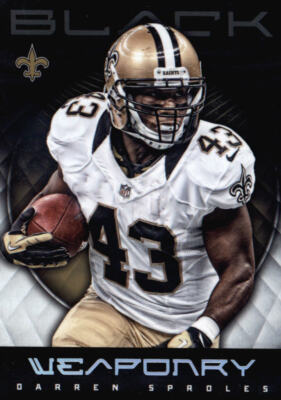 2012 Panini Black Weaponry #20 Darren Sproles /349 - NM-MT