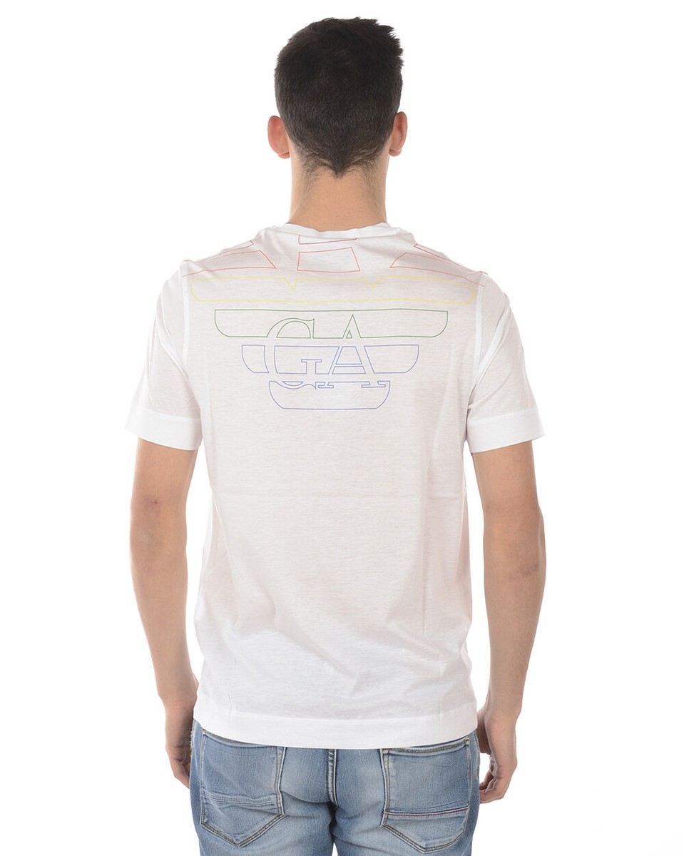 Emporio Armani T-Shirt Sweatshirt Man White 3G1TM6 1JQXZ