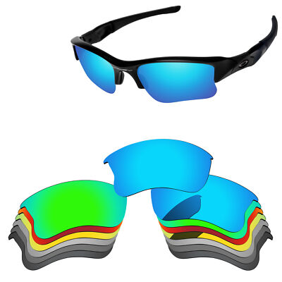 Lenslog  Polarized Replacement Lenses for-Oakley Flak Jacket XLJ Frame-Options
