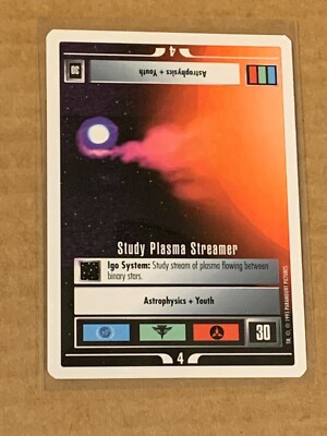  Star Trek CCG Beta WB 1995 Study Plasma Streamer Igo System