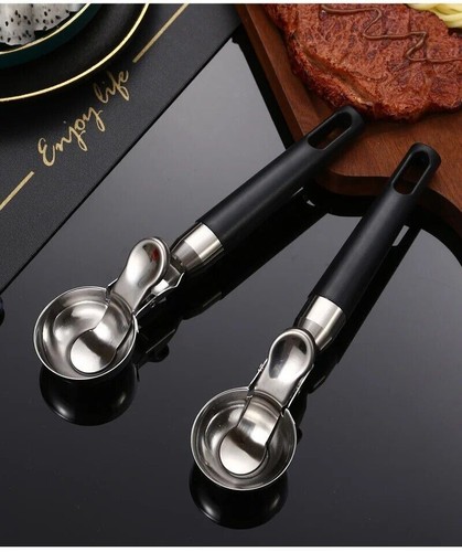 Premium ice cream scoop ice cream scoop with ejector dishwasher safe ice cream - Picture 5 of 6