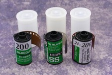 3 Rolls of Expired Fujifilm 2 Rolls Color  1 B W 35mm Film 84Total Exposures
