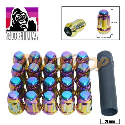 MONSTER SPLINE SR35 WHEEL LUG NUTS 12X1.5 M12