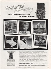 Rollei - Rolleiflex Camera - Original Magazine Ad -