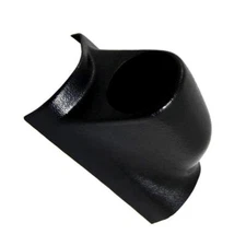 GlowShift Universal Black Single Pillar Gauge Pod - Fits Any Make/Model - ABS...