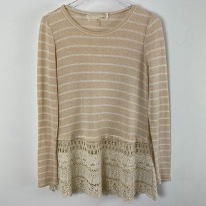 lace bottom sweater