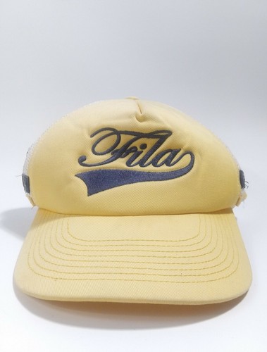Fila Faded Yellow Mesh Snapback 