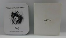Avon Al Agnew Majestic Encounters Wolf Pocket Watch