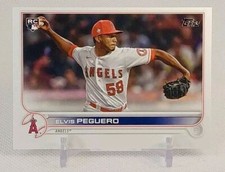⚾️2022 topps series two ELVIS PEGUERO (rookie) baseball card #541⚾️ *Angels*