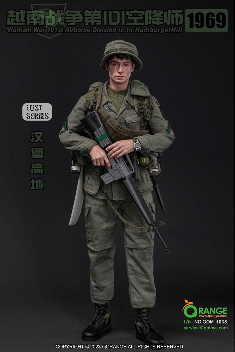 1/6 QORANGE QOTOYS QOM-1035 Vietnam War 101st Airborne Division