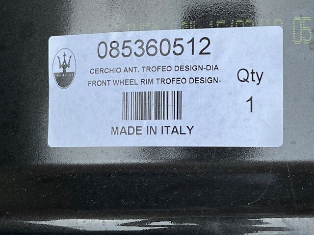 Maserati Gran Turismo Wheel Rim