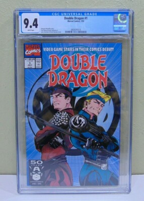 Double Dragon #1 (Marvel Comics, July 1991) CGC Graded 9.4 White Pages