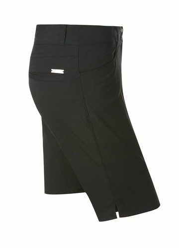 Ladies ADIDAS Ultimate/Essentials Golf Shorts Lightweight Bermuda - Black Coral - Picture 4 of 7