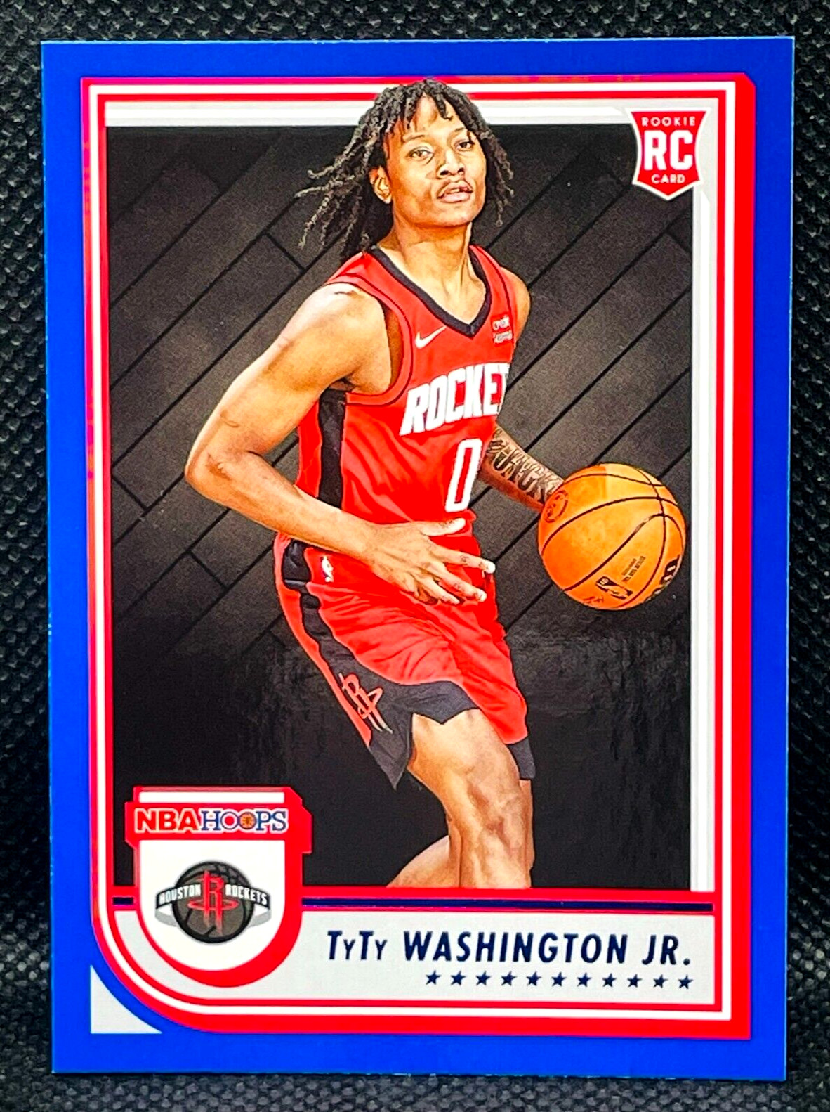 2022-23 Panini NBA Hoops Basketball - TyTy WASHINGTON JR RC #258 - Blue Parallel
