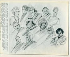 5 PATRICIA HEARST TRIAL Orig 1976 Press Photos