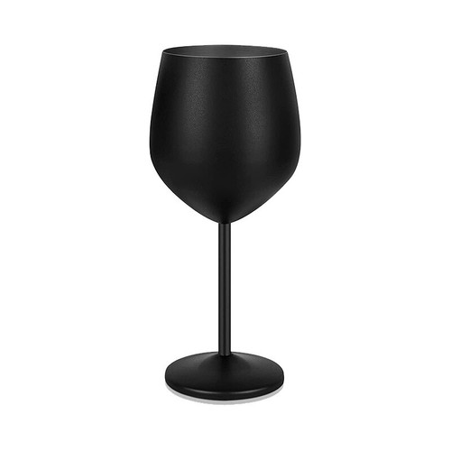 550ml Large Stainless Steel Wine Glasses Metal Drink Goblet Cup Electroplated UY - Picture 7 of 32