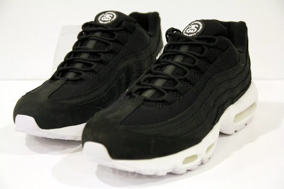 Brand NEW 2015 834668-001 Nike Air Max 95 STUSSY Black White US 11