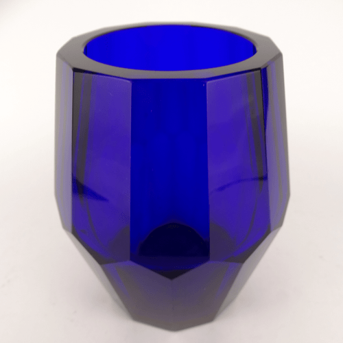 Royal Blau Vase, Josef Hoffmann, Moser, Wiener Werkstätte, Austria um 1920 - Bild 3 von 12