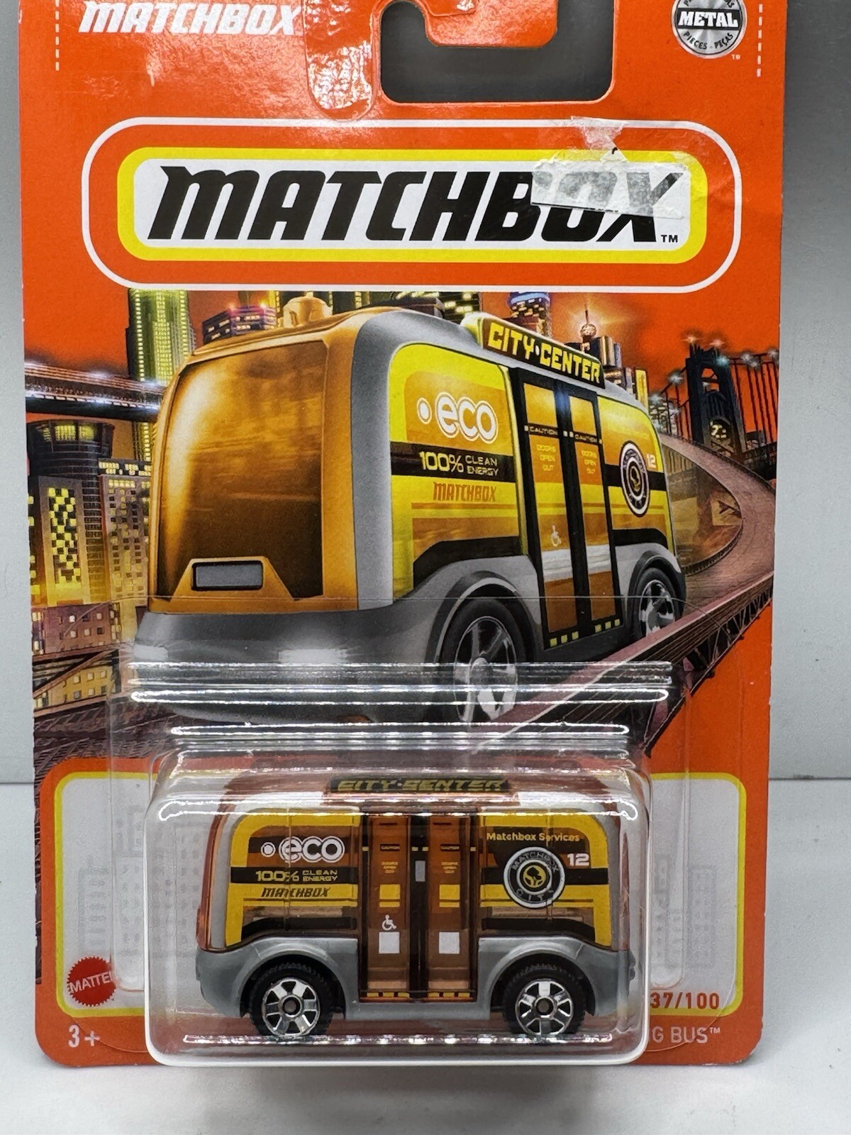 Matchbox MBX Self-Driving Bus Yellow