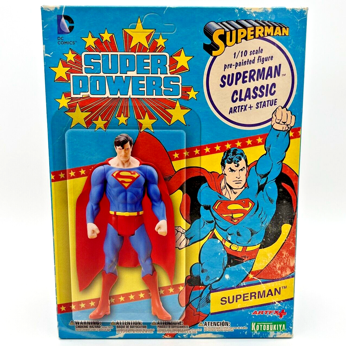 Superman Classic Costume Super Powers KOTOBUKIYA DC Universe ARTFX 