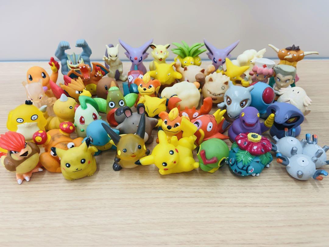 Pokemon Kids Finger Puppet mini Figure Lot of 45 Set Vintage
