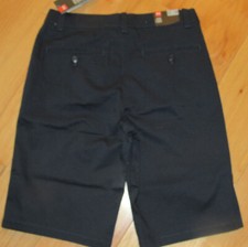 Under Armour navy blue uniform chino shorts NWT boys' 18 adjustable waist