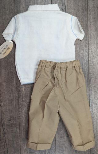 Baby Boy Clothes New Boutique Collection 6 Month 2pc Dressy Easter Outfit - 第 4/4 張圖片