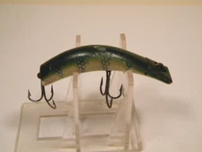 Vintage Kautzky Lazy Ike 2 Perch wood crankbait lure