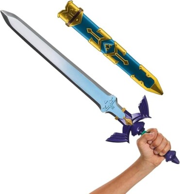 Kinder Erwachsene Legend of Zelda Link Schwert und Scheide Spielzeug für Kostüm