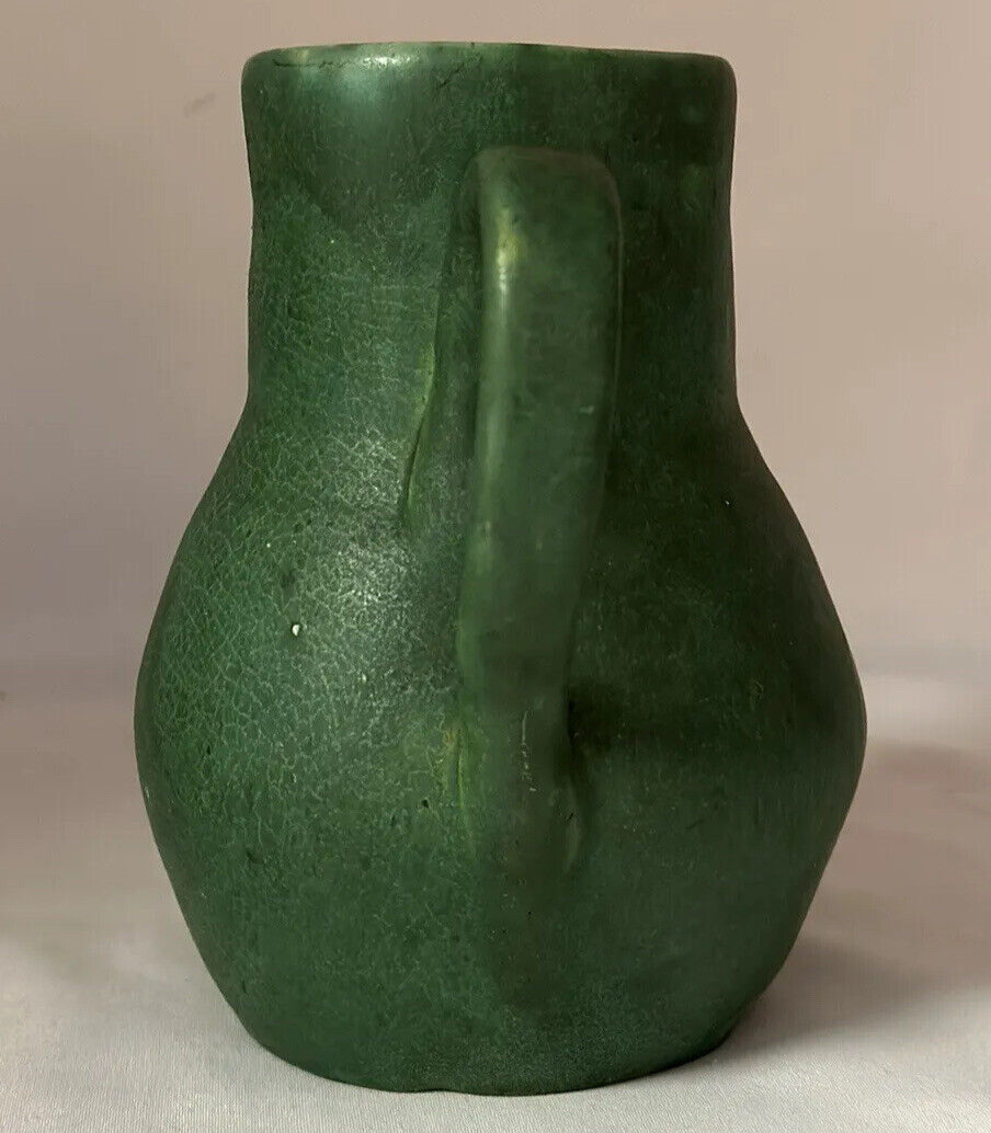 OLLEYS KNOB POTTERY MATTE GREEN PITCHER/JUG 1930....RARE! eBay